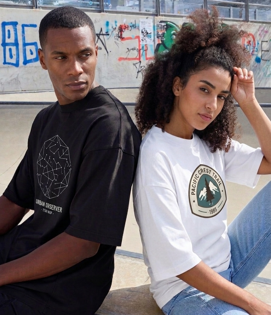 T-Shirt Oversize Personalizzata